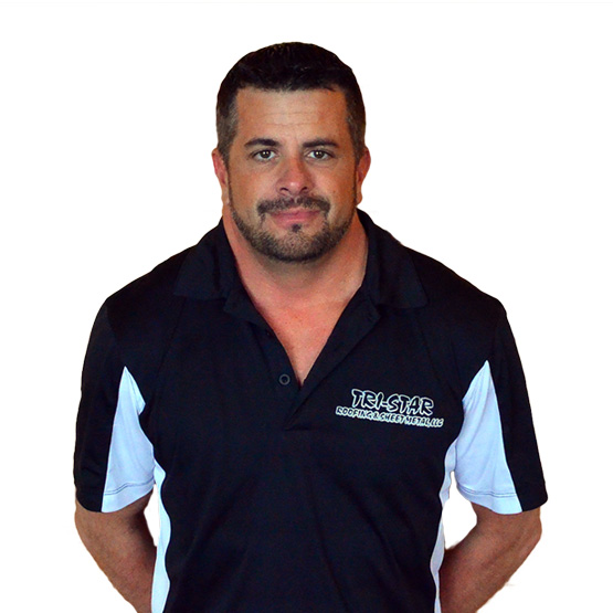  Chris Cook, the owner of Tri-Star Roofing Contractors 