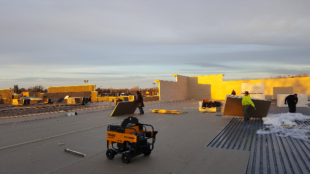 Commercial Roofing Project in Lapeer