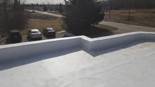 Commercial roofing project 